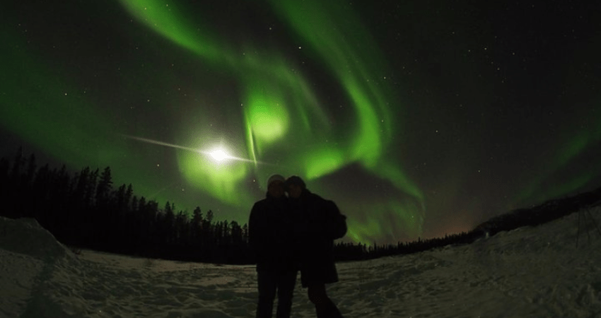 Best Value Aurora Viewing - Snowshoeing & Ice fishing, Wildlife & Hot Springs - Winter - Whitehorse, YT