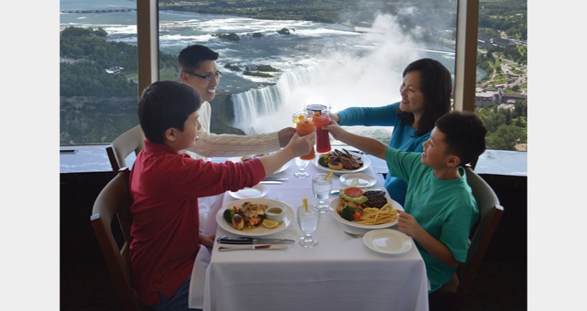 Niagara Falls - Skylon Tower - Ride to the Top with Dinner at the Revolving Room