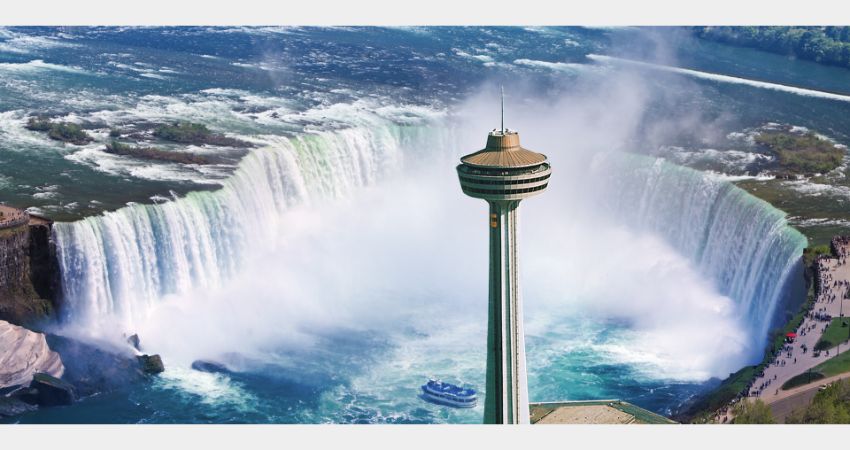 Niagara Falls - Skylon Tower - Ride to the Top with Dinner at the Revolving Room