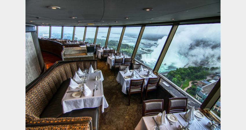 Niagara Falls - Skylon Tower - Ride to the Top with Lunch at the Revolving Room