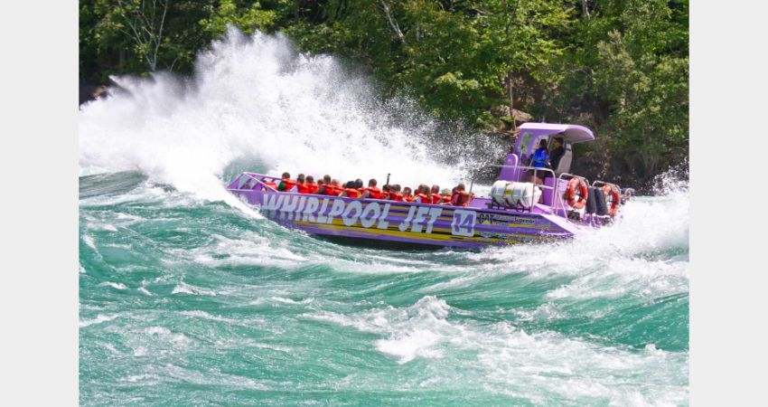 Niagara Falls – Whirlpool Jetboat Adventure – Wet Jet and Freedom Jet